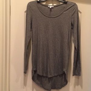 Grey long sleeve T